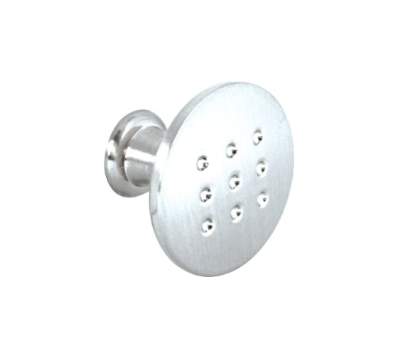 Ручка-кнопка мебельная Ajax MB-B-003 CP хром (100 шт) 49305
