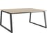 Стол офисный Kobor TR/2-140/120, черный/Natural 217139 1