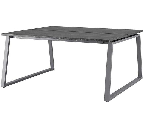 Стол офисный Kobor TR/2-140/160, графит/Wood 217236