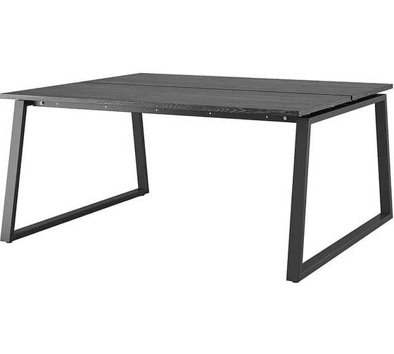 Стол офисный Kobor TR/2-140/160, черный/Wood 217132