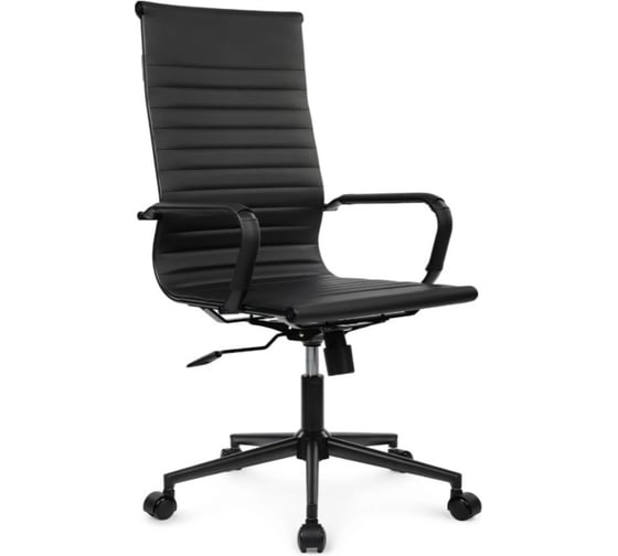 Кресло RV Хьюго RCH 6002-1SEB, черное/черный металл ЦБ-00712990