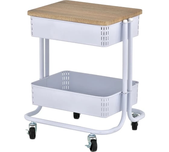 Тележка MY SPACE 2 корзинки, белый TW3P