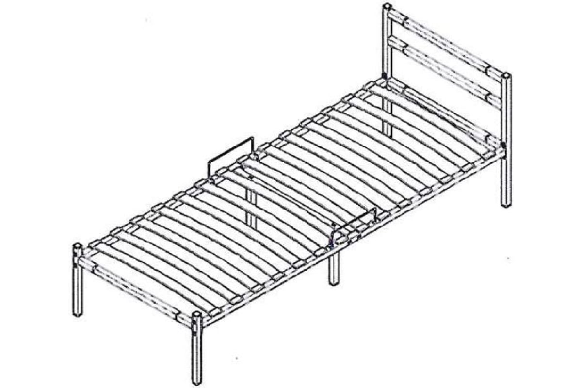 кровать мета металлическая разборная 1400х2000