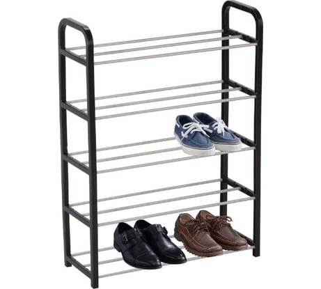 Этажерка для обуви UniStor KWINTA пятиярусная материал сталь, пластик 50x19x68 см 210952