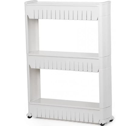 Выдвижная этажерка UniStor HANDY трехъярусная на колёсиках 212468