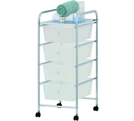 Передвижная тележка UniStor BUGGY с тремя ящиками, на колёсиках 32x36.5x76 см 210716