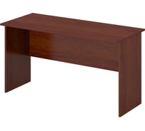 Рабочий офисный стол ФЕЛИКС 140x60x75.3 см миланский орех темный ПК-ЛОГ-СТ140x60Д/25-В1-34