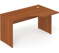 Эргономичный стол ФЕЛИКС 140x90x75 см миланский орех светлый ПК-ССМ-СТЭ140x90П-В1-35