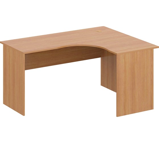 Эргономичный стол ФЕЛИКС 150x120x74.6 см ольха ПК-ЛОГ-СТЭ150x120ПД/18-В1-24