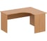 Эргономичный стол ФЕЛИКС 150x120x75.3 см ольха ПК-ЛОГ-СТЭ150x120ПД/25-В1-24 1