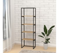 Стеллаж ПК МАГС РЕЗИДЕНТ 4 полки в стиле лофт СКЛ07-00016