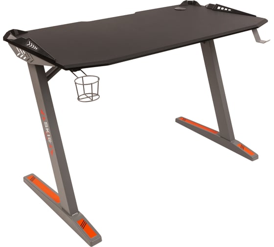 Игровой компьютерный стол SKYLAND CTG-003 черный/серый 1200x600x750 SKILLL 00-07085111 1