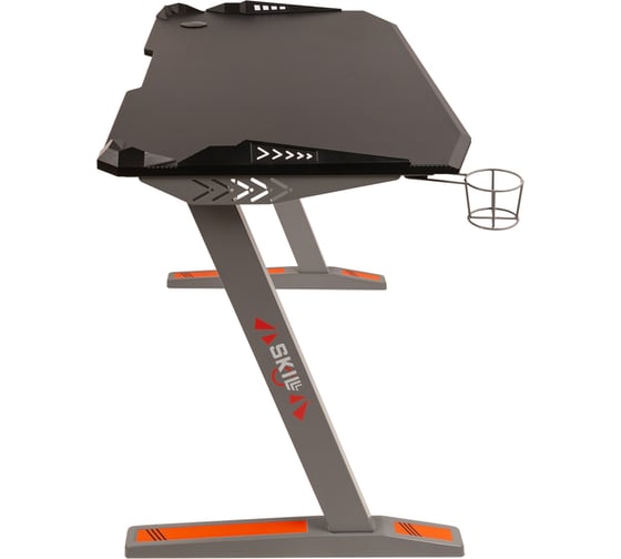 Игровой компьютерный стол SKYLAND CTG-003 черный/серый 1200x600x750 SKILLL 00-07085111
