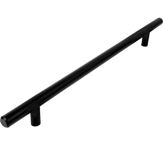 Ручка-рейлинг Mebax d 12 мм, 256/306 мм черный матовый 00-00001618