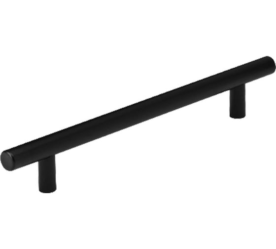Ручка-рейлинг Mebax d 12 мм, 192/242 мм черный матовый 00-00001617