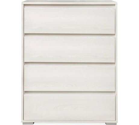 Комод ООО Рэйгрупп Aleksa РГ-04 белый с ящиками, деревянный, ясень снежный ARG-4 8110445