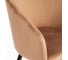 Кресло Tetchair LA FONTAIN 004 вельвет/металл, 60x57x84 см, 2 шт коричневый HLR11/черный 15189 6