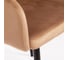 Кресло Tetchair LA FONTAIN 004 вельвет/металл, 60x57x84 см, 2 шт коричневый HLR11/черный 15189 7