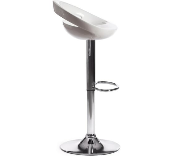 Барный стул Tetchair VIKA KY806 металл/пластик, 46x40x77-98 см, белый/хром 15092