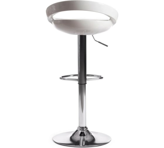 Барный стул Tetchair VIKA KY806 металл/пластик, 46x40x77-98 см, белый/хром 15092
