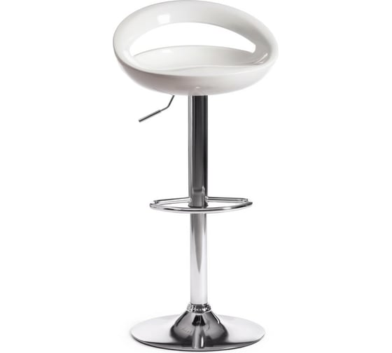 Барный стул Tetchair VIKA KY806 металл/пластик, 46x40x77-98 см, белый/хром 15092