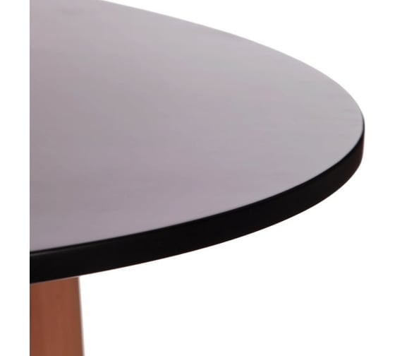 Стол Tetchair MARS T1004 МДФ/дерево, 80x80x75 см, Black черный / Natural натуральный 15187