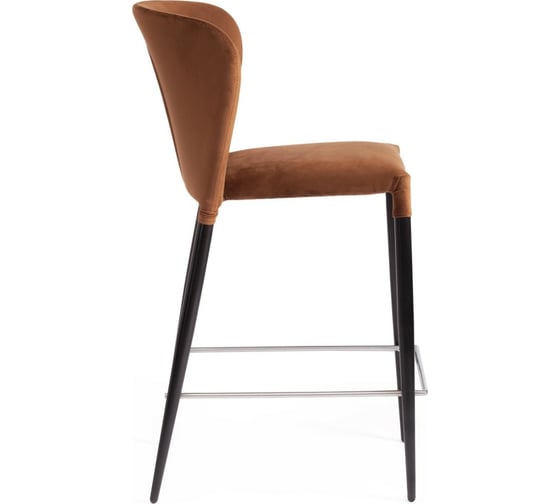 Полубарный стул Tetchair ALVOR 715пб ткань/металл, 44x55x99 см, высота до сиденья 67 см 15466