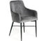 Кресло Tetchair FORZA 5175-2 металл/вельвет, 58x59,5x88 см, серый/черный, G062-40 13294 1