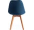 Стул Tetchair TULIP SOFT 74 вельвет/дерево, 54x47x83 см, синий HLR 15852 4