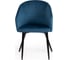 Кресло Tetchair LA FONTAIN 004 вельвет/металл, 60x57x84 см, синий HLR 63/черный 2 шт 15190 5