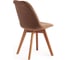 Стул Tetchair TULIP SOFT 74 вельвет/дерево, 54x47x83 см, коричневый HLR11/натуральный, 4 шт 15218 3