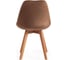 Стул Tetchair TULIP SOFT 74 вельвет/дерево, 54x47x83 см, коричневый HLR11/натуральный, 4 шт 15218 4