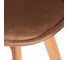 Стул Tetchair TULIP SOFT 74 вельвет/дерево, 54x47x83 см, коричневый HLR11/натуральный, 4 шт 15218 7
