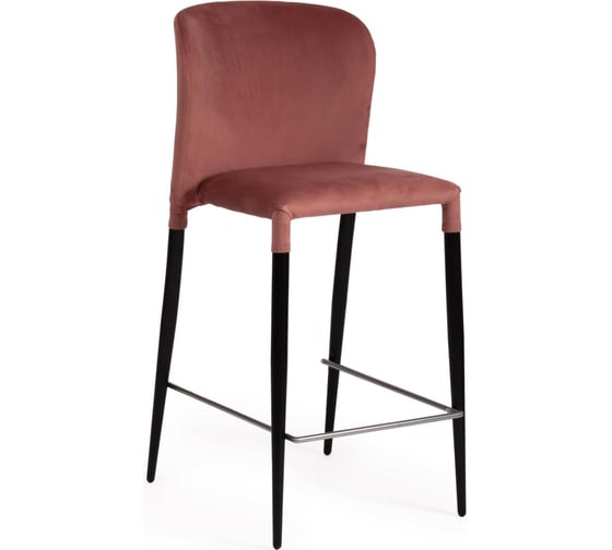 Полубарный стул Tetchair ALVOR 715пб ткань/металл, 44x55x99 см, высота до сиденья 67 см 15467
