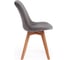 Стул Tetchair TULIP SOFT 74 вельвет/дерево, 54x47x83 см, светло-серый HLR19/натуральный, 4 шт 15214 2