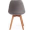 Стул Tetchair TULIP SOFT 74 вельвет/дерево, 54x47x83 см, светло-серый HLR19/натуральный, 4 шт 15214 4