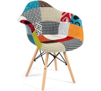 Кресло Tetchair CINDY SOFT EAMES 101 дерево береза/металл/мягкое сиденье/ткань, 65x62x80 см, 4 шт 13191