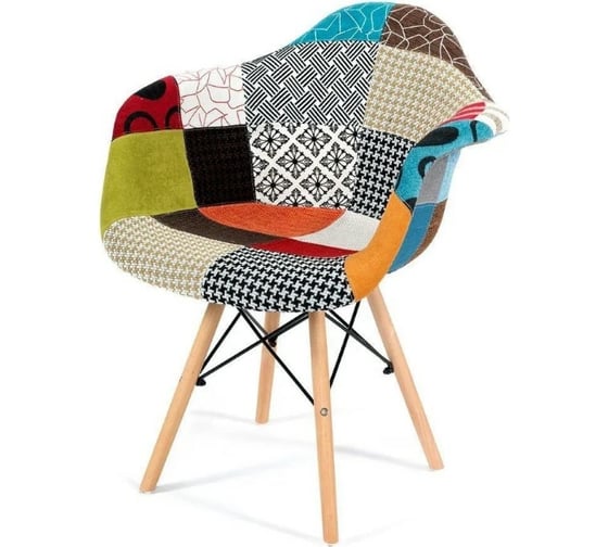 Кресло Tetchair CINDY SOFT EAMES 101 дерево береза/металл/мягкое сиденье/ткань, 65x62x80 см, 4 шт 13191