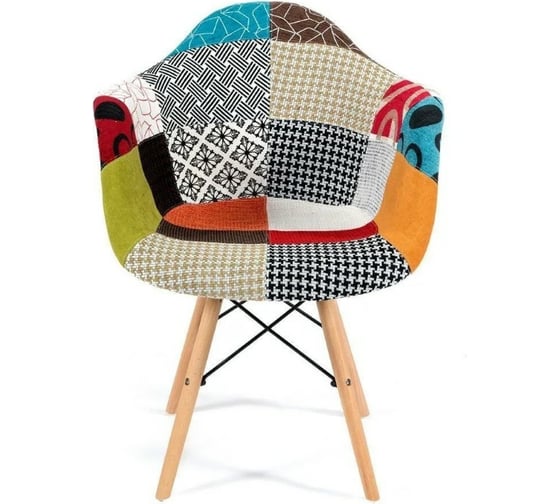 Кресло Tetchair CINDY SOFT EAMES 101 дерево береза/металл/мягкое сиденье/ткань, 65x62x80 см, 4 шт 13191