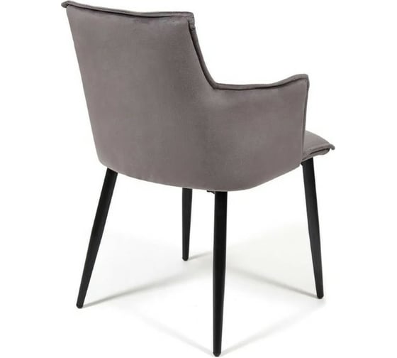 Кресло Tetchair SASKIA 8283 металл/ткань, 55x61x85 см, 2 шт серый G-062-40/черный 13633