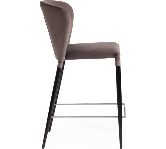 Полубарный стул Tetchair ALVOR 715пб ткань/металл, 44x55x99 см, высота сиденья до 67 см 15465
