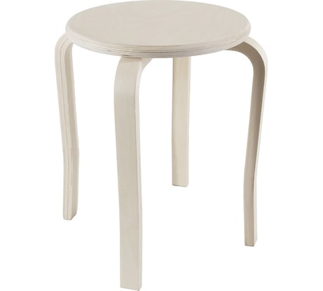 Круглый деревянный табурет ццц.Стулья.Сайт без лака 5100