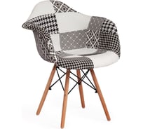 Кресло Tetchair CINDY SOFT EAMES 101 дерево береза/металл/мягкое сиденье/ткань, 61x60x80 см, 4 шт 15183