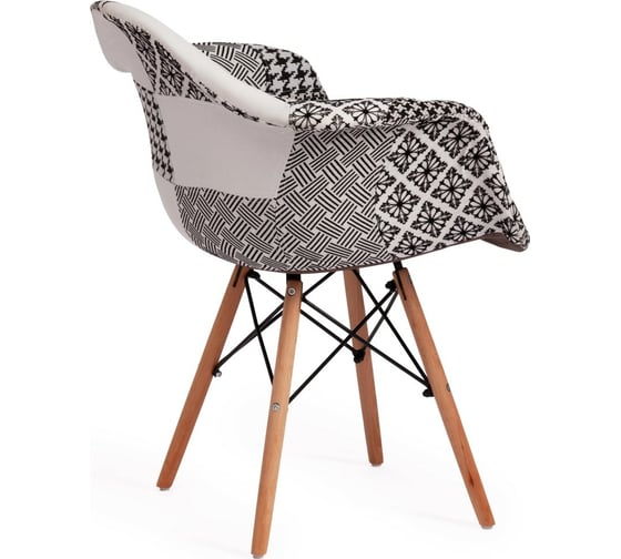 Кресло Tetchair CINDY SOFT EAMES 101 дерево береза/металл/мягкое сиденье/ткань, 61x60x80 см, 4 шт 15183