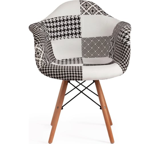 Кресло Tetchair CINDY SOFT EAMES 101 дерево береза/металл/мягкое сиденье/ткань, 61x60x80 см, 4 шт 15183