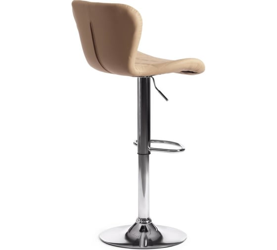 Барный стул Tetchair AVIONIC KY712A металл/экокожа, 45x53x86-107 см, 2 шт бежевый/хром 15097