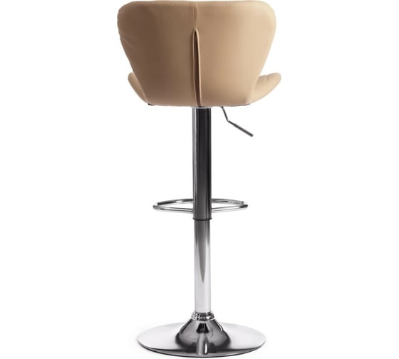 Барный стул Tetchair AVIONIC KY712A металл/экокожа, 45x53x86-107 см, 2 шт бежевый/хром 15097