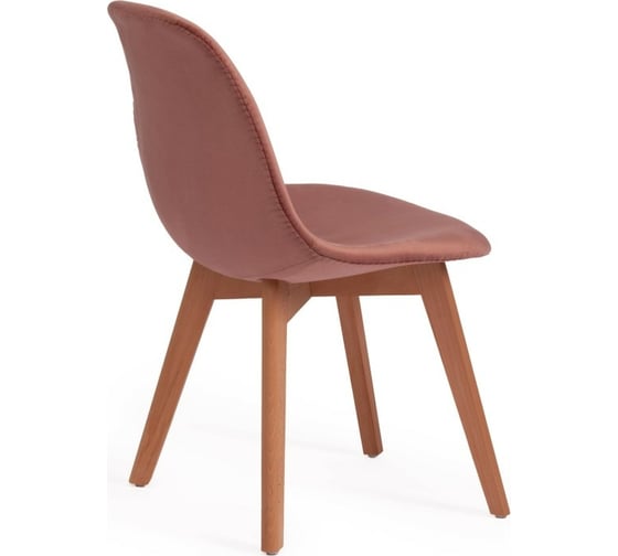 Стул Tetchair CINDY SOFT (mod. C1021F1) / 1 шт. в упаковке вельвет/дерево, 53x45x81 см, коралловый 15845