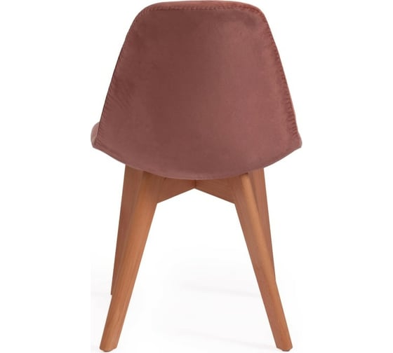 Стул Tetchair CINDY SOFT (mod. C1021F1) / 1 шт. в упаковке вельвет/дерево, 53x45x81 см, коралловый 15845