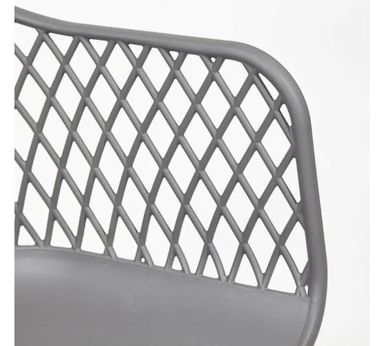 Кресло Tetchair DIEGO 8003 металл/пластик, 55x60x82,5 см, серый/черный, 4 шт 13611